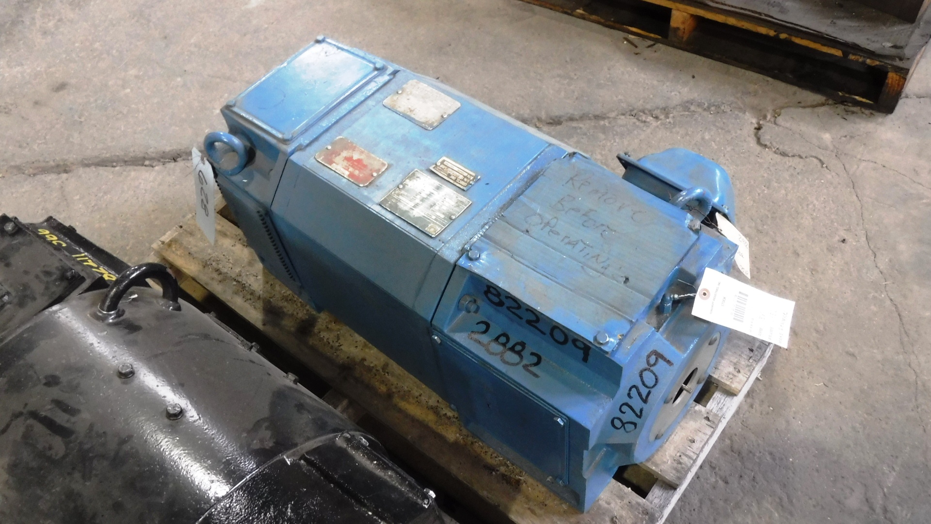 Reliance 75 HP 1800 RPM L2882 Squirrel Cage Motors 82209